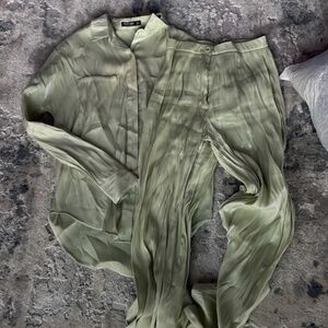 NASTYGAL SHINE TWO PIECE SET